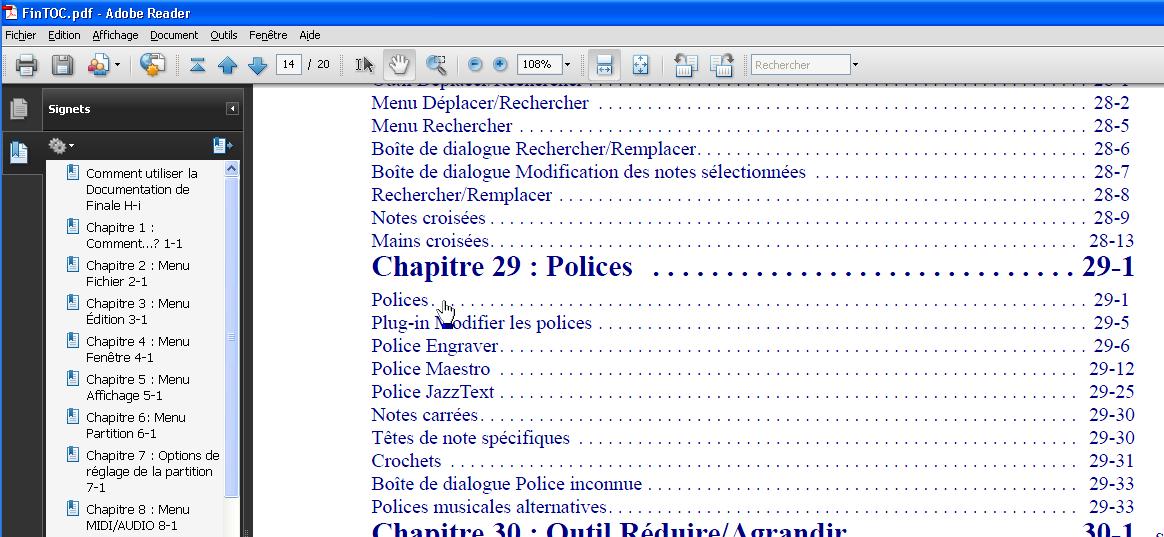 Extrait de fonts.pdf partie police maestro